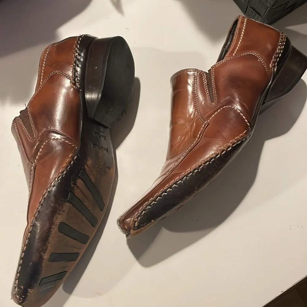 Bacco Bucci ‎ Men's shades of brown Leather Loafers